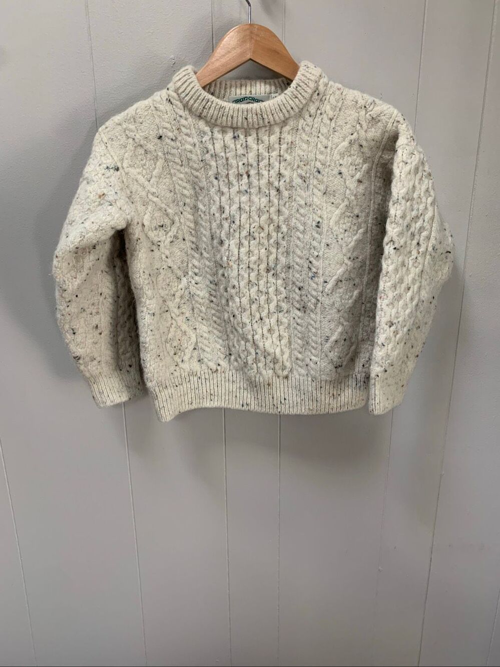 Aran crafts wool sweater Unisex Small